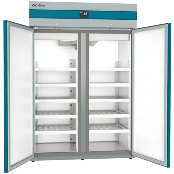 Medische Koelkast | LABORATORY | 1285L | Grijs/Blauw | +2°C/+15°C | Geforceerd | Temperatuur-/Deuralarm | 1350x855x1995(h)mm