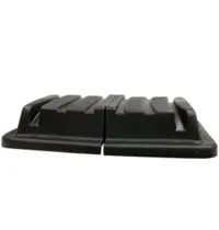 Rubbermaid Deksel | Kunststof | Zwart | Rubbermaid Afvalbak VEP-76184006/76184020 | 787x1121x216(h)mm