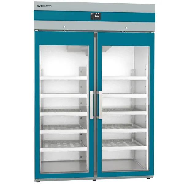 Medische Koelkast | LABORATORY | 1285L | Grijs/Blauw | +2°C/+15°C | Geforceerd | Temperatuur-/Deuralarm | 1350x855x1995(h)mm