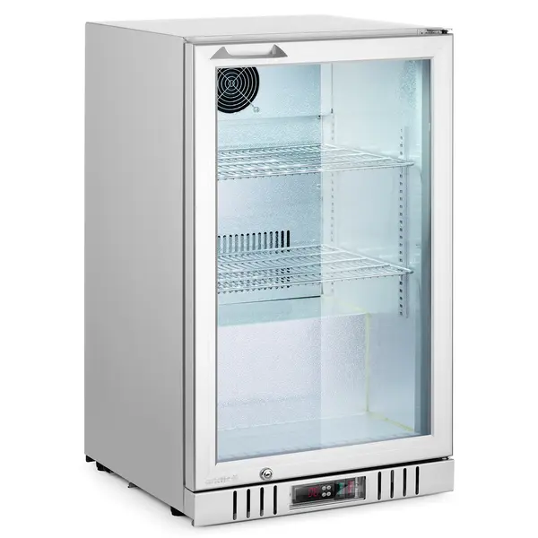 Barkoelkast | 97L | Zilvergrijs | +2°C/+10°C | Statisch + Ventilator | 530x500x840(h)mm