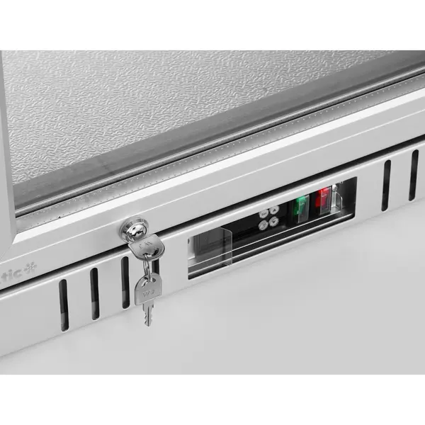 Barkoelkast | 97L | Zilvergrijs | +2°C/+10°C | Statisch + Ventilator | 530x500x840(h)mm