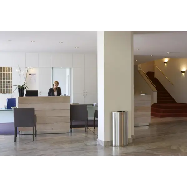 Afvalbak | DESIGNER LINE | RVS | 45L | Open | 458x229x813(h)mm