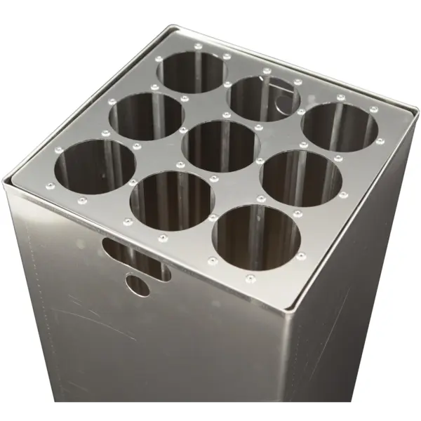 Binnenbak | Aluminium | 110L | DutchDesign CARRO LIFT/KICK Afvalbakken | Incl. Bekerinzet | 345x345x715(h)mm