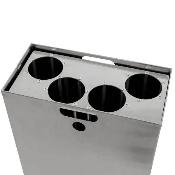 Binnenbak | CARRO | Aluminium | 110L | Halve Uitvoering | Incl. Bekerinzet | 160x335x720(h)mm