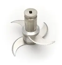 Maxima Messenblok | Maxima 70L Cutter | Kruisvormig RVS | Vier gekartelde messen | 440x440x255(h)mm