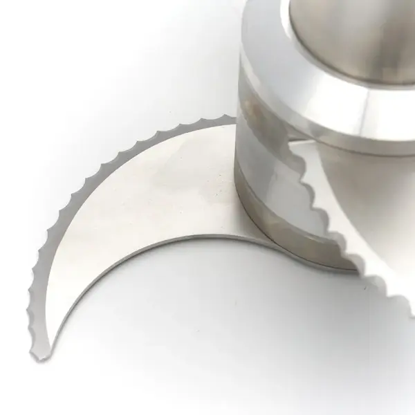 Messenblok | Maxima 70L Cutter | Kruisvormig RVS | Vier gekartelde messen | 440x440x255(h)mm