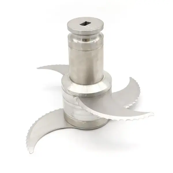 Messenblok | Maxima 50L Cutter | RVS | Vier gekartelde messen | 370x370x255(h)mm