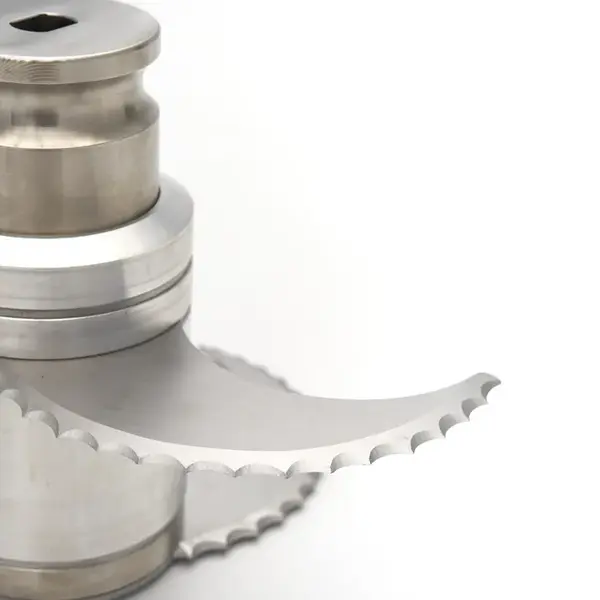 Messenblok | Maxima 20L Cutter | Kruisvormig RVS | Vier gekartelde messen | 275x275x170(h)mm