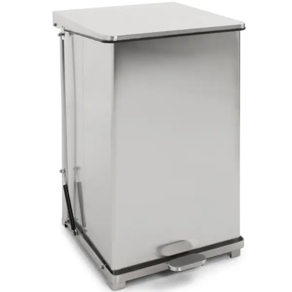 Pedaalemmer | RVS | 152L | Klapdeksel |  HACCP | 535x538x780(h)mm