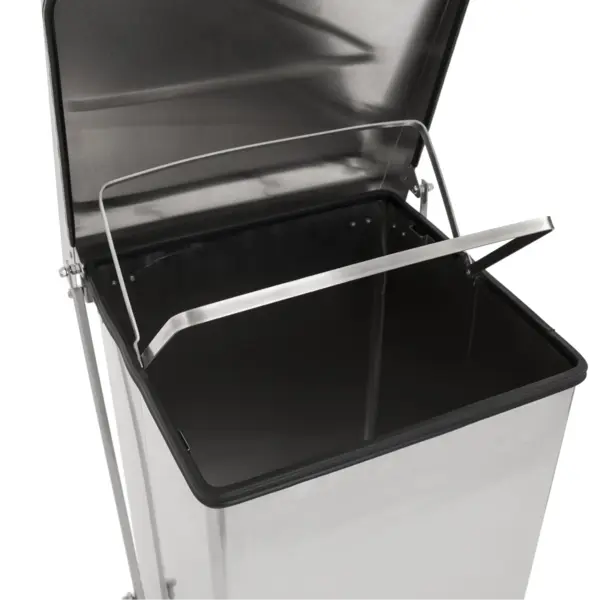 Pedaalemmer | RVS | 152L | Klapdeksel |  HACCP | 535x538x780(h)mm