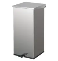 DutchDesign Pedaalemmer | CARRO | RVS | 110L | Klapdeksel | HACCP | 390x390x800(h)mm 