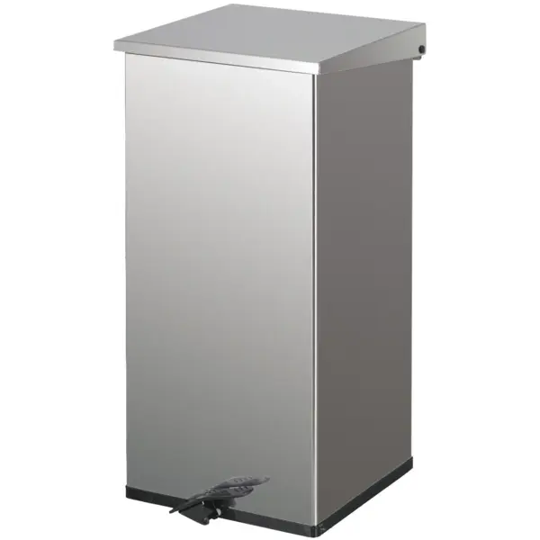Pedaalemmer | CARRO | RVS | 110L | Klapdeksel | HACCP | 390x390x800(h)mm
