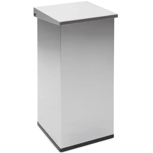 Afvalbak | CARRO | RVS | 110L | Klapdeksel | 360x360x760(h)mm