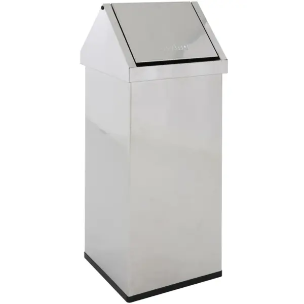 Afvalbak | CARRO | RVS | 110L | Tuimeldeksel | 360x360x1000(h)mm