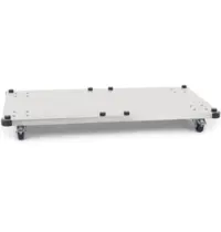 DutchDesign Verrijdbaar Onderstel | RVS | DutchDesign CARRO Afvalbakken | Dubbel Uitvoering | 785x365x84(h)mm