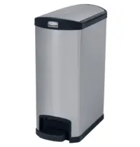 Rubbermaid Pedaalemmer | SLIM JIM | RVS | 50L | Klapdeksel | Anti Fingerprint | 295x576x733(h)mm 