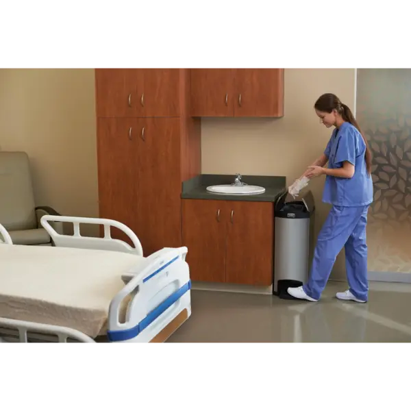 Pedaalemmer | SLIM JIM | RVS | 50L | Klapdeksel | Anti Fingerprint | 295x576x733(h)mm