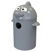 V-Part Afvalbak | BUDDY | Kunststof | Grijs | 55L | Open | 595x530x825(h)mm