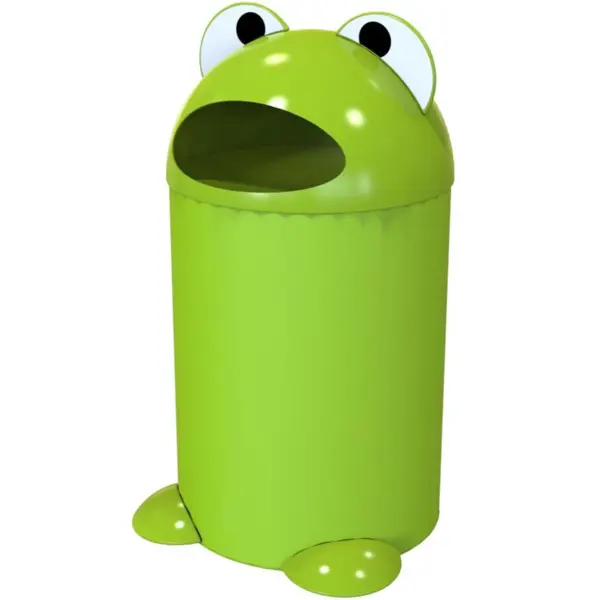 Afvalbak | BUDDY | Kunststof | Groen | 75L | Open | 595x515x850(h)mm