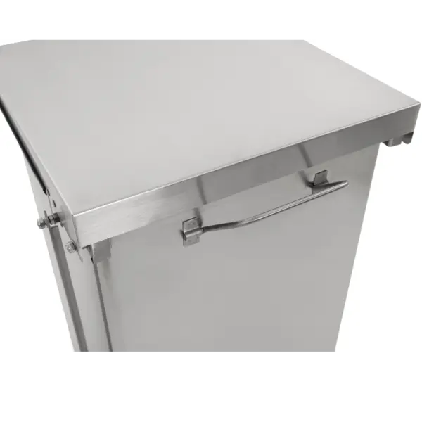 Pedaalemmer | RVS | 90L | Klapdeksel |  HACCP | 440x440x770(h)mm