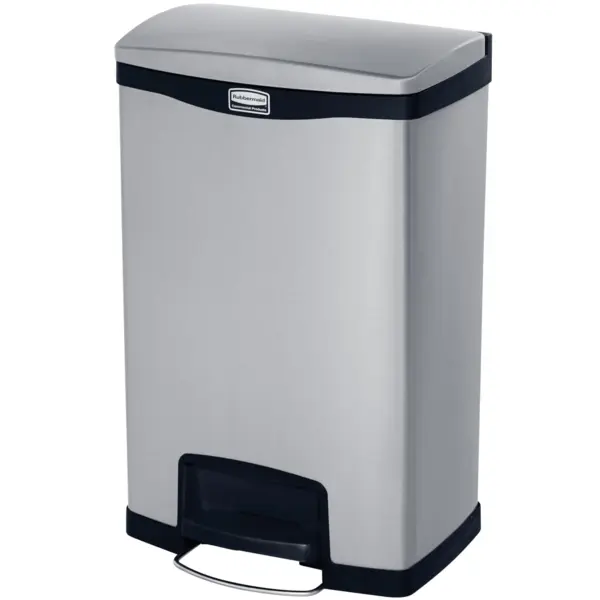 Pedaalemmer | SLIM JIM | RVS | 50L | Klapdeksel | Anti Fingerprint | 460x348x728(h)mm