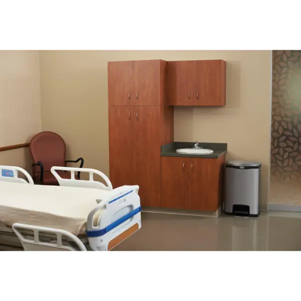 Pedaalemmer | SLIM JIM | RVS | 50L | Klapdeksel | Anti Fingerprint | 460x348x728(h)mm