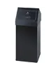 DutchDesign Afvalbak | CARRO | Aluminium | Zwart | 55L | Duwdeksel | 300x300x770(h)mm 