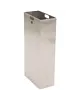 DutchDesign Binnenbak | Aluminium | 25L | DutchDesign CARRO Afvalbakken | Halve Uitvoering | 140x285x580(h)mm 
