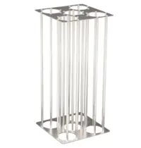 DutchDesign Bekerinzet | Aluminium | 55L | DutchDesign CARRO LIFT/KICK  Afvalbakken | 256x256x541(h)mm 