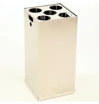 DutchDesign Binnenbak | Aluminium | 55L | DutchDesign CARRO LIFT/KICK  Afvalbakken | Incl. Bekerinzet | 280x280x555(h)mm 