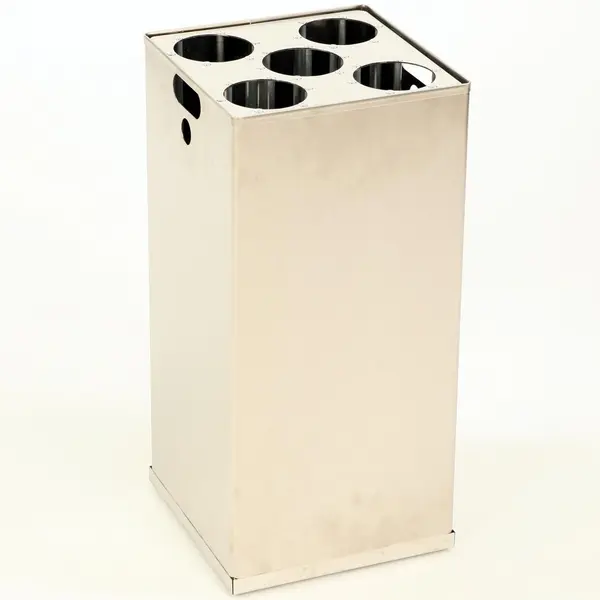 Binnenbak | CARRO | Aluminium | 55L | DutchDesign Afvalbakken | Incl. Bekerinzet | 280x280x555(h)mm