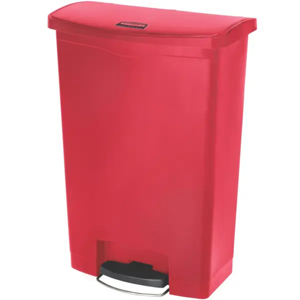 Pedaalemmer | SLIM JIM | Kunststof | Rood | 90L | Klapdeksel | 570x353x826(h)mm