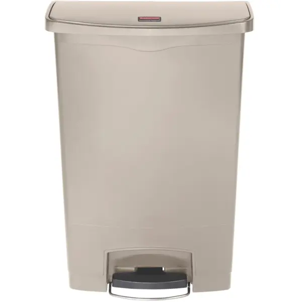 Pedaalemmer | SLIM JIM | Kunststof | Beige | 90L | Klapdeksel | 570x353x826(h)mm