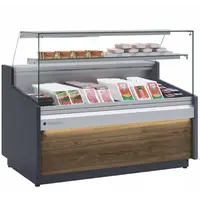 Coreco Koeltoonbank | CVE-SERIE | -1°C/+5°C | Geforceerd | Gekoelde Reserve | Kantelruit | 2465x960x1235(h)mm