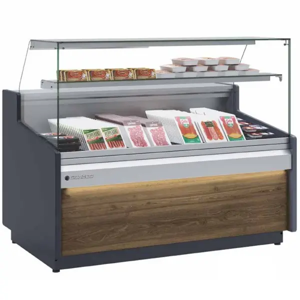 Koeltoonbank | CVE-SERIE | -1°C/+5°C | Geforceerd | Gekoelde Reserve | Kantelruit | 2465x960x1235(h)mm