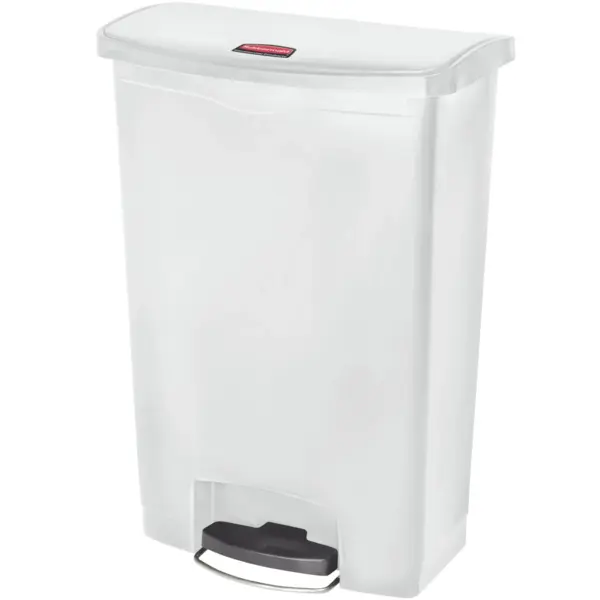 Pedaalemmer | SLIM JIM | Kunststof | Wit | 90L | Klapdeksel | 570x353x826(h)mm