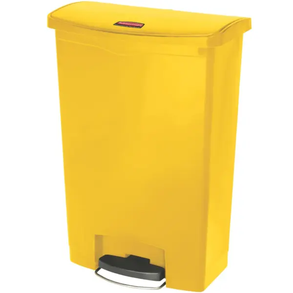 Pedaalemmer | SLIM JIM | Kunststof | Geel | 90L | Klapdeksel | 570x353x826(h)mm