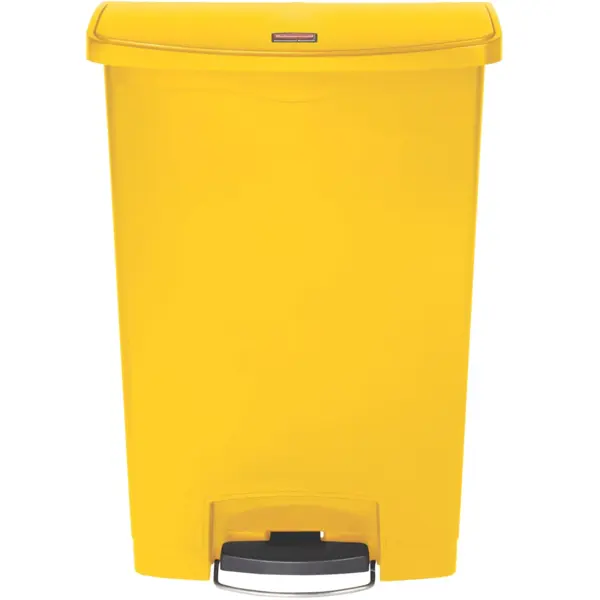 Pedaalemmer | SLIM JIM | Kunststof | Geel | 90L | Klapdeksel | 570x353x826(h)mm