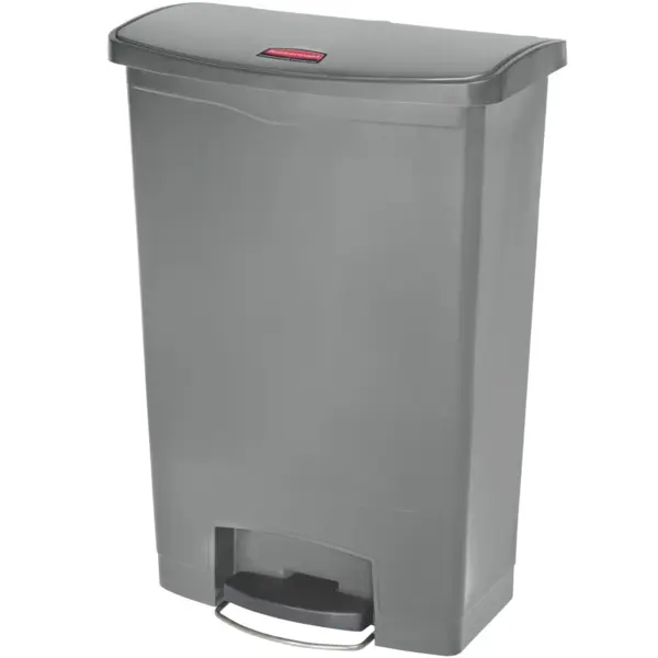 Pedaalemmer | SLIM JIM | Kunststof | Grijs | 90L | Klapdeksel | 570x353x826(h)mm