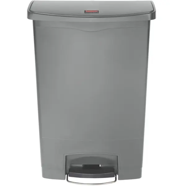 Pedaalemmer | SLIM JIM | Kunststof | Grijs | 90L | Klapdeksel | 570x353x826(h)mm