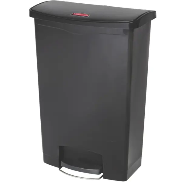 Pedaalemmer | SLIM JIM | Kunststof | Zwart | 90L | Klapdeksel | 570x353x826(h)mm