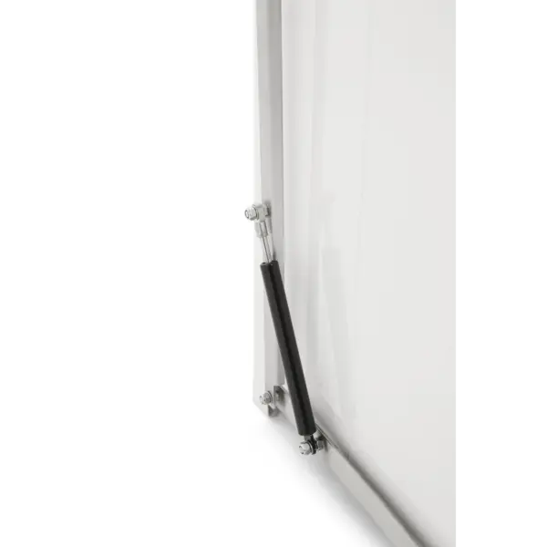 Pedaalemmer | Staal | Wit | 152L | Klapdeksel |  HACCP | 535x538x780(h)mm