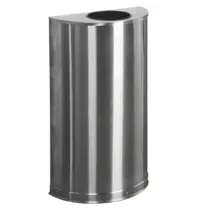 Rubbermaid Afvalbak | SILHOUETTES | RVS | 45L | Open | 458x229x813(h)mm