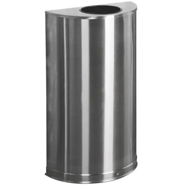 Afvalbak | SILHOUETTES | RVS | 45L | Open | 458x229x813(h)mm