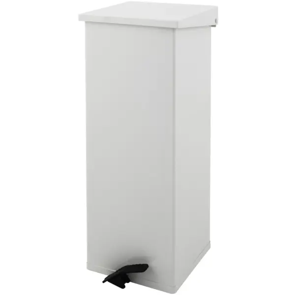 Pedaalemmer | CARRO | Aluminium | Wit | 65L | Klapdeksel | HACCP | 300x300x800(h)mm