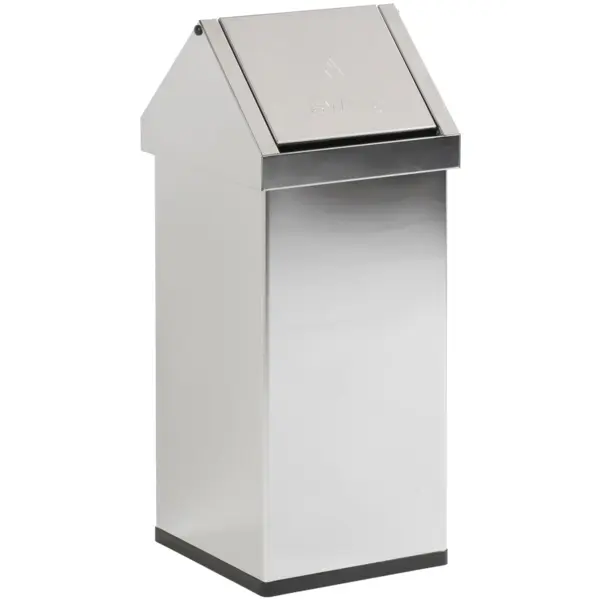 Afvalbak | CARRO | RVS | 55L | Tuimeldeksel | 300x300x770(h)mm
