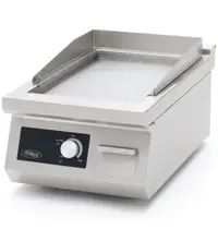 Maxima Inductie Bak-/Grillplaat | Glad Oppervlak 320x460 (Staal) | 80°C/300°C | 5kW (400V) | 400x700x355(h)mm