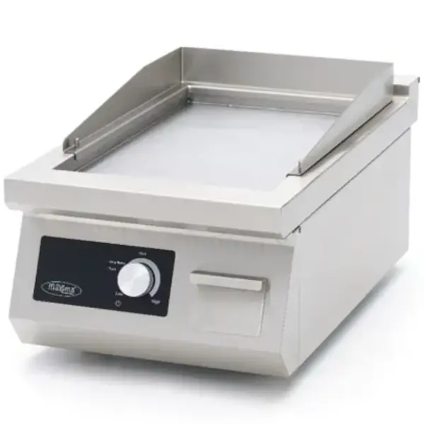 Inductie Bak-/Grillplaat | Glad Oppervlak 320x460 (Staal) | 80°C/300°C | 5kW (400V) | 400x700x355(h)mm