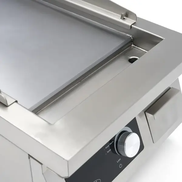 Inductie Bak-/Grillplaat | Glad Oppervlak 320x460 (Staal) | 80°C/300°C | 5kW (400V) | 400x700x355(h)mm