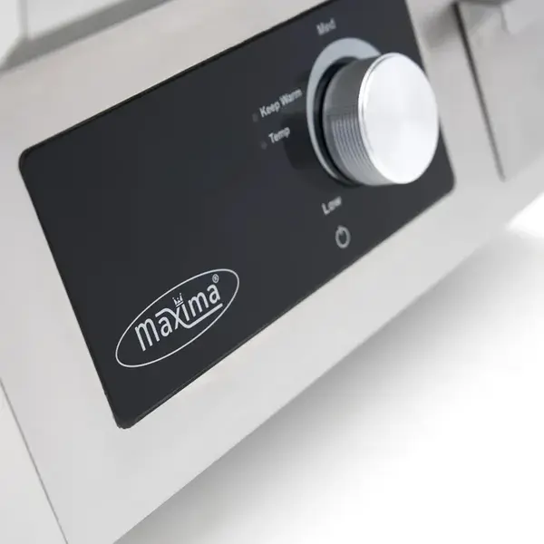 Inductie Bak-/Grillplaat | Glad Oppervlak 320x460 (Staal) | 80°C/300°C | 5kW (400V) | 400x700x355(h)mm